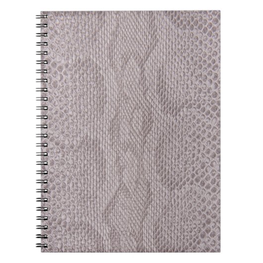 Snakeskin Animal Print Muster Notebook Notizblock (Vorderseite)