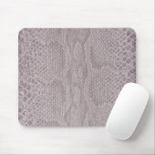 Snakeskin Beige-Gray Muster Mouse Pad Mousepad (Mit Mouse)