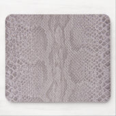 Snakeskin Beige-Gray Muster Mouse Pad Mousepad (Vorne)