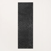 Snakeskin Black Yoga Mat Yogamatte (Rückseite)
