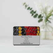 Snakeskin-Design, 3,5 Zoll x 2,0 Zoll Visitenkarte (Stehend Vorderseite)