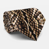 Snakeskin-Design Krawatte (Gerollt)