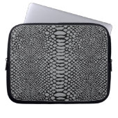 Snakeskin druckte Laptop-Hülse Laptopschutzhülle (Vorderseite)