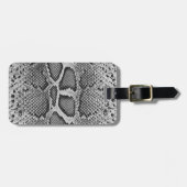 Snakeskin Entwurf, Schlangen-Haut-Druck-Muster Gepäckanhänger (Vorderseite horizontal)