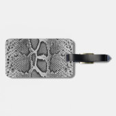 Snakeskin Entwurf, Schlangen-Haut-Druck-Muster Gepäckanhänger (Rückseite horizontal)