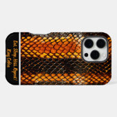 Snakeskin erschaffen komplexe Muster iPhone Hülle (Rückseite (Horizontal))