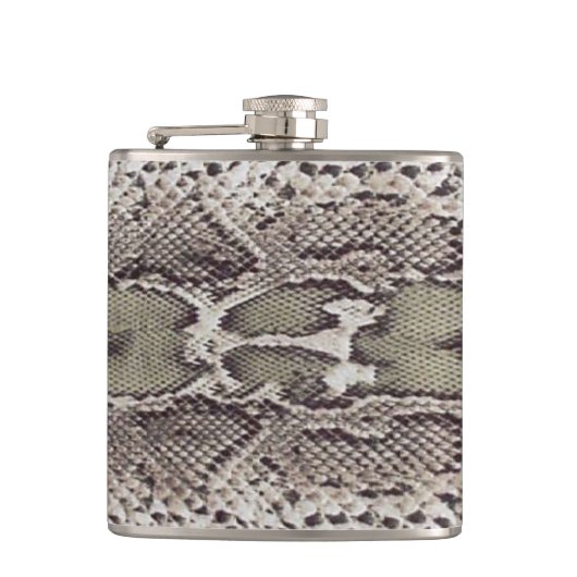 Snakeskin-Flasche Flachmann (Vorderseite)