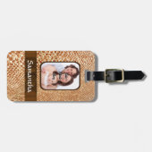 Snakeskin-Foto Gepäckanhänger (Vorderseite horizontal)