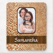 Snakeskin-Foto Mousepad (Vorne)
