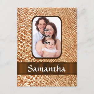 Snakeskin-Foto Postkarte