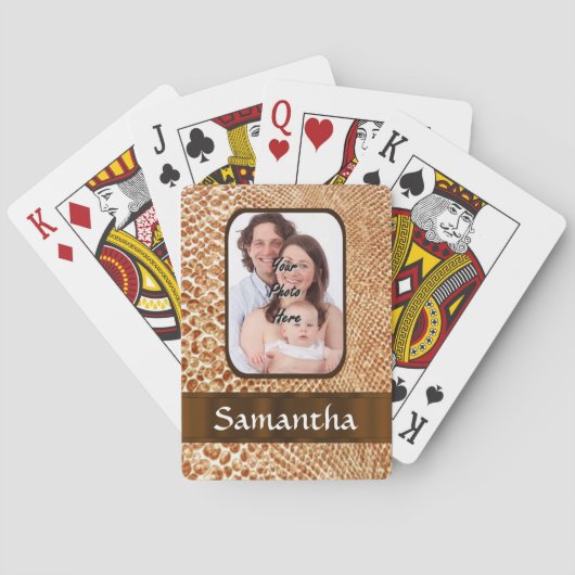 Snakeskin-Foto Spielkarten (Rückseite)