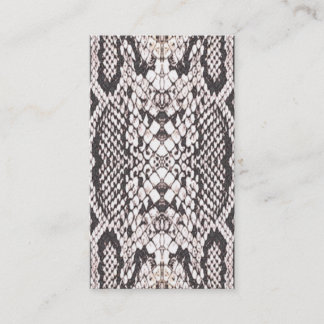 Snakeskin Hintergrund Visitenkarte