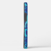 Snakeskin in Blue Case-Mate iPhone Case (Rückseite / Rechts)