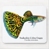Snakeskin KobraGuppy Mousepad (Vorne)