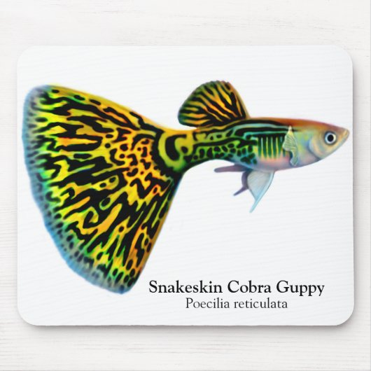 Snakeskin KobraGuppy Mousepad (Vorne)
