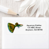 Snakeskin Male Guppy Label (Insitu)