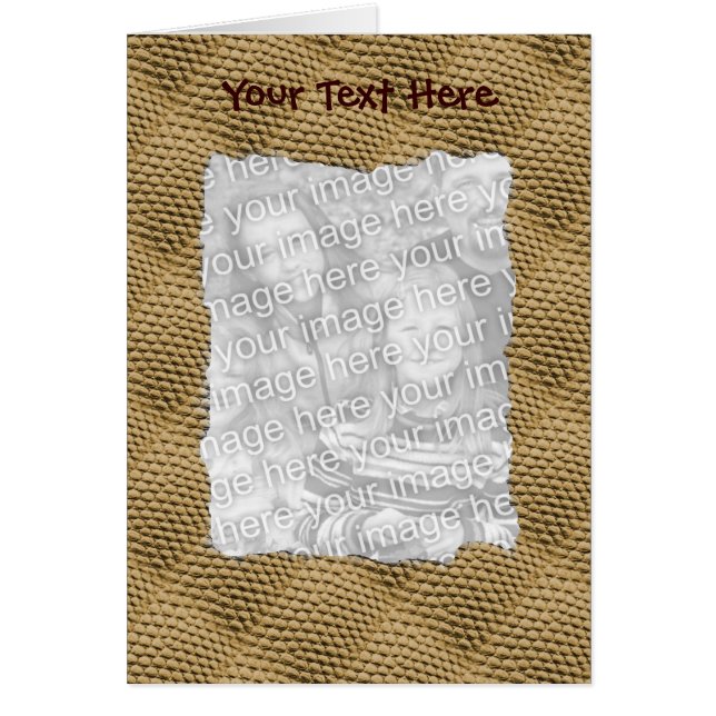 Snakeskin-Muster Design Ihre Fotokarte (Vorne)