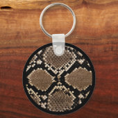 Snakeskin Pattern Vatertag Schlüsselanhänger (Rückseite)