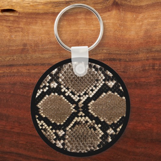 Snakeskin Pattern Vatertag Schlüsselanhänger (Rückseite)