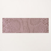 Snakeskin Pink Yogamatte (Rückseite (Horizontal))