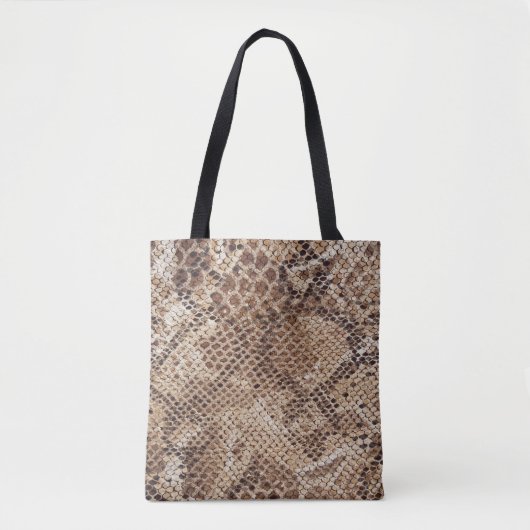 Snakeskin Python Schlange Printwerbung Tasche (Vorderseite)