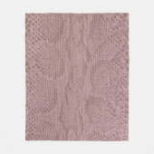 Snakeskin Textur Fleecedecke (Vorderseite)