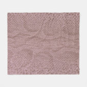 Snakeskin Textur Fleecedecke (Vorderseite (Horizontal))
