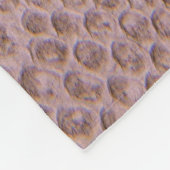 Snakeskin Textur Fleecedecke (Ecke)