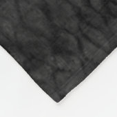 Snakeskin Texture Black Fleece Blanket (Ecke)