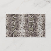 Snakeskin Visitenkarte (Rückseite)
