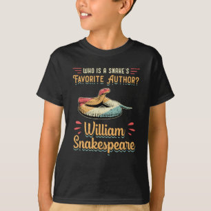 Snakespeare Cobra Snake Reptile Animal Funny Gesch T-Shirt