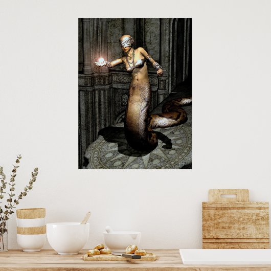 snakewoman poster (Küche)