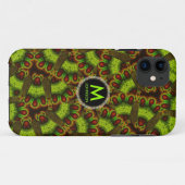 Snakey Abstrakt Monogram iPhone 5 Case-Mate Hülle (Rückseite (Horizontal))