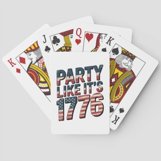 Snakin ist wie 1776 spielkarten (Rückseite)