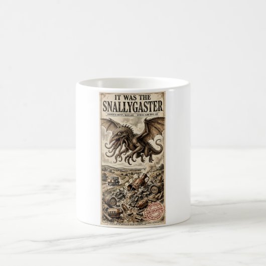 Snallygaster-Schmuggler-Alibi-Tasse Kaffeetasse (Mittel)