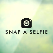 Snap a Selfie Niedlich Heart Camera Wedror Fensteraufkleber (Blatt 3)