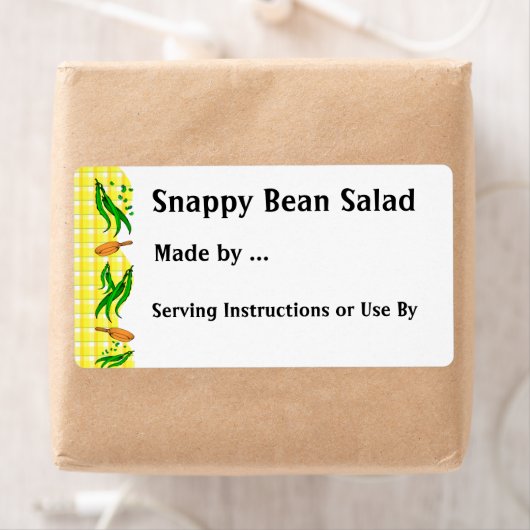 Snap Boans Custom Canning oder Freezer Labels (Insitu)