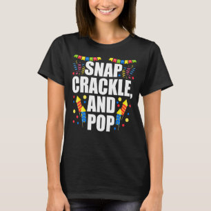 Snap Crackle und Pop Amerikanische Unabhängigkeits T-Shirt