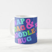 Snap-Dag und Doodle-Bug Kaffeetasse (Vorderseite Links)