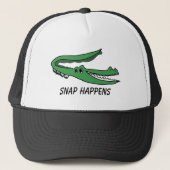 Snap Happens Trucker Hat - Neurodiverand und stolz Truckerkappe (Vorderseite)