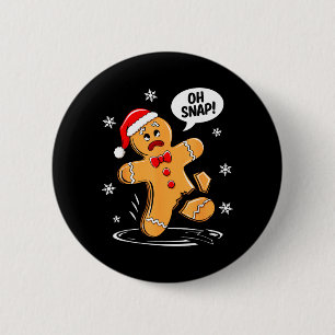 Snap Lebkuchenmann-Shirt Kinder Männer Frauen Kost Button