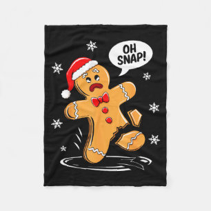 Snap Lebkuchenmann-Shirt Kinder Männer Frauen Kost Fleecedecke