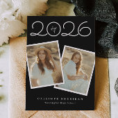 Snap Shots Minimal Graduation Announcement Card Einladung