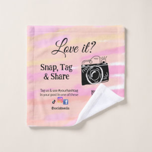 Snap-Tag-Share-Media-Kamera fügt soziale Liebe hin Waschlappen