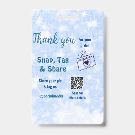 Snap-Tag teilen soziale Medien q oder Code-Glitzer Ausweis