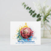 Snap-tastic Snowflake Spektakulär Feiertagspostkarte (Stehend Vorderseite)