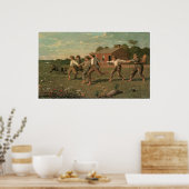 Snap the Whip, 1872 Winslow Homer Poster (Küche)