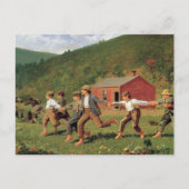 Snap the Whip Winslow Homer Postkarte (Vorderseite)