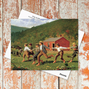 Snap the Whip Winslow Homer Postkarte