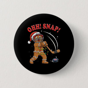 Snap Weihnachten Santa Lebkuchen spielt Hockey Pl Button